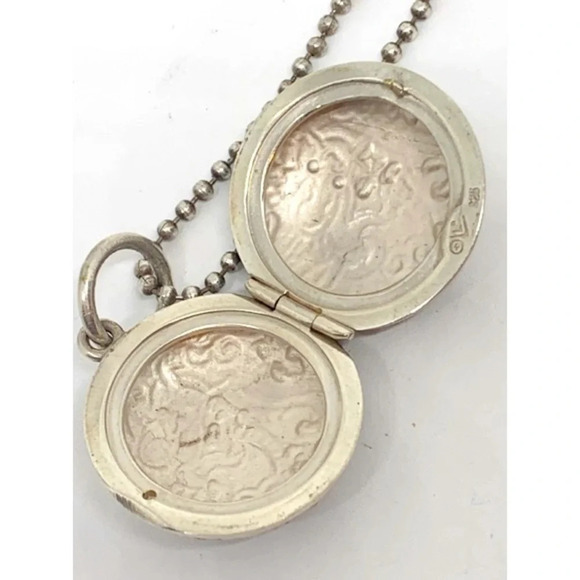 Silpada Sterling Dragon Locket on Ball Chain - Picture 4 of 6